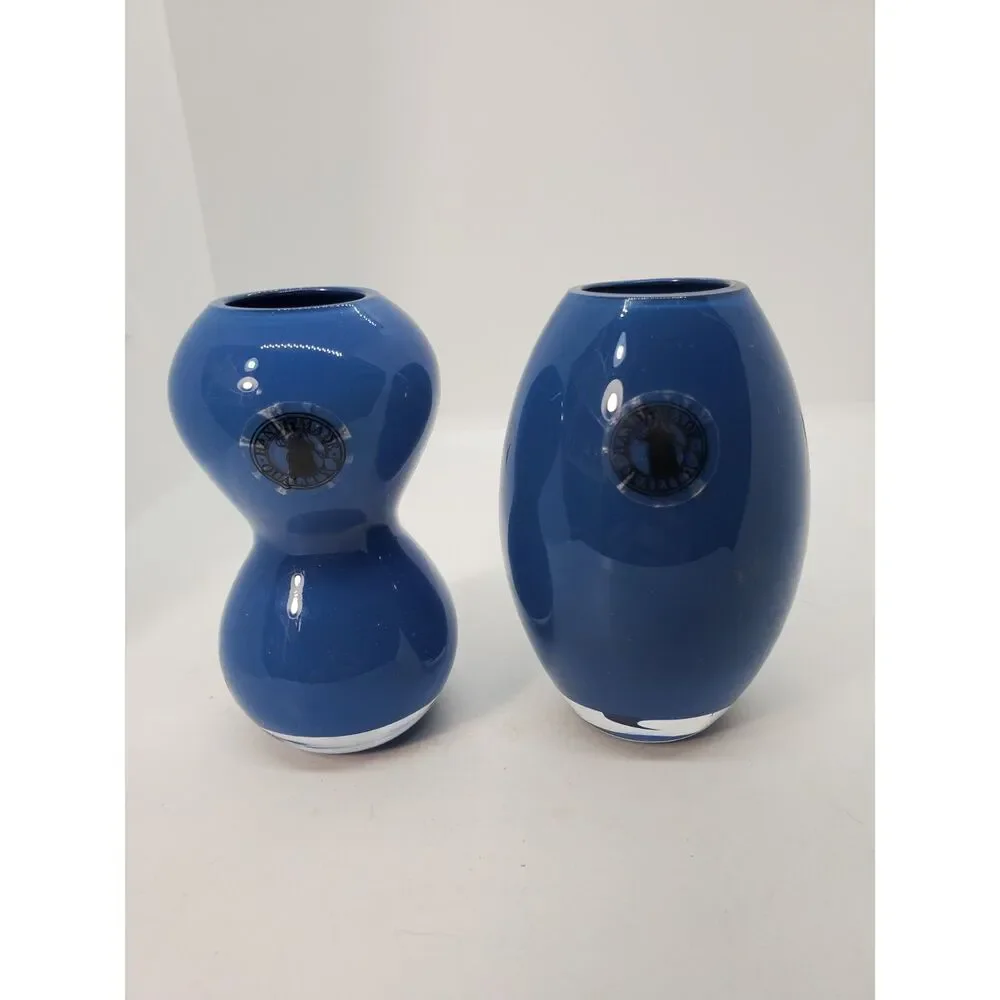 Cobalt Blue Bud Vases Handmade-Small 2 in the set